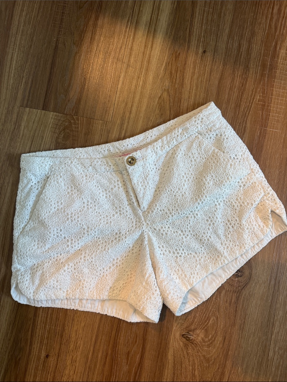 Lilly Pulitzer White Eyelet Shorts